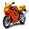 Jeu Faster motorbike coloring en plein ecran