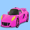 Jeu Pink gorgeous car coloring en plein ecran