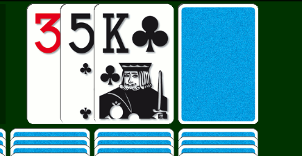 klondike solitaire turn 3 with hints